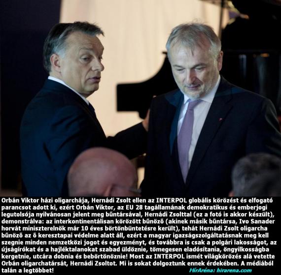Ismét INTERPOL-körözés alatt Orbán haverja, Hernádi Zsolt (+1 maffiaüggyel)
